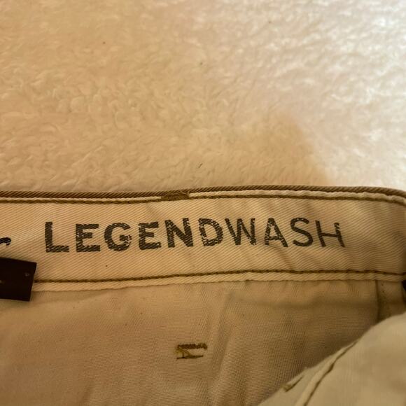 Eddie Bauer Mens Legend Wash Classic Fit Straight Leg Khaki Pants Brown 36 x 34 - Picture 8 of 10